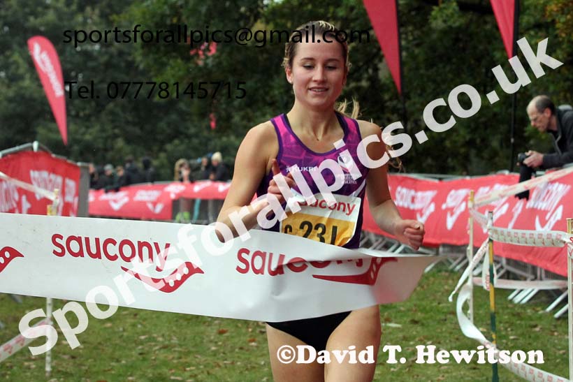 Junior womens 2021 National Cross Country Relays, Berry Hill Park, Mansfield. Photo: David T. Hewitson/Sports for All Pics